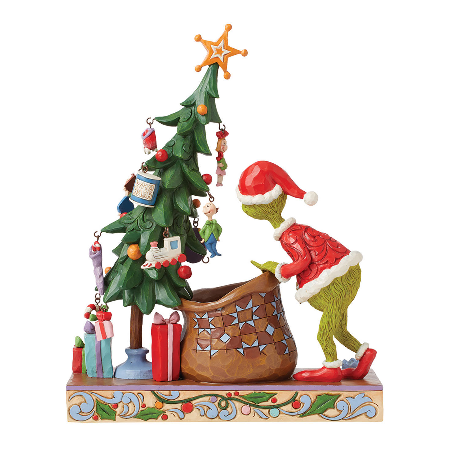Jim Shore Dr. Seuss Grinch Hanging Ornaments Figurine, 12.5", , large image number 3