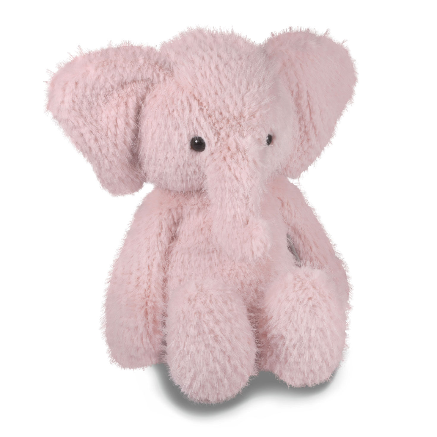 Pink Elephant Plush, 10"