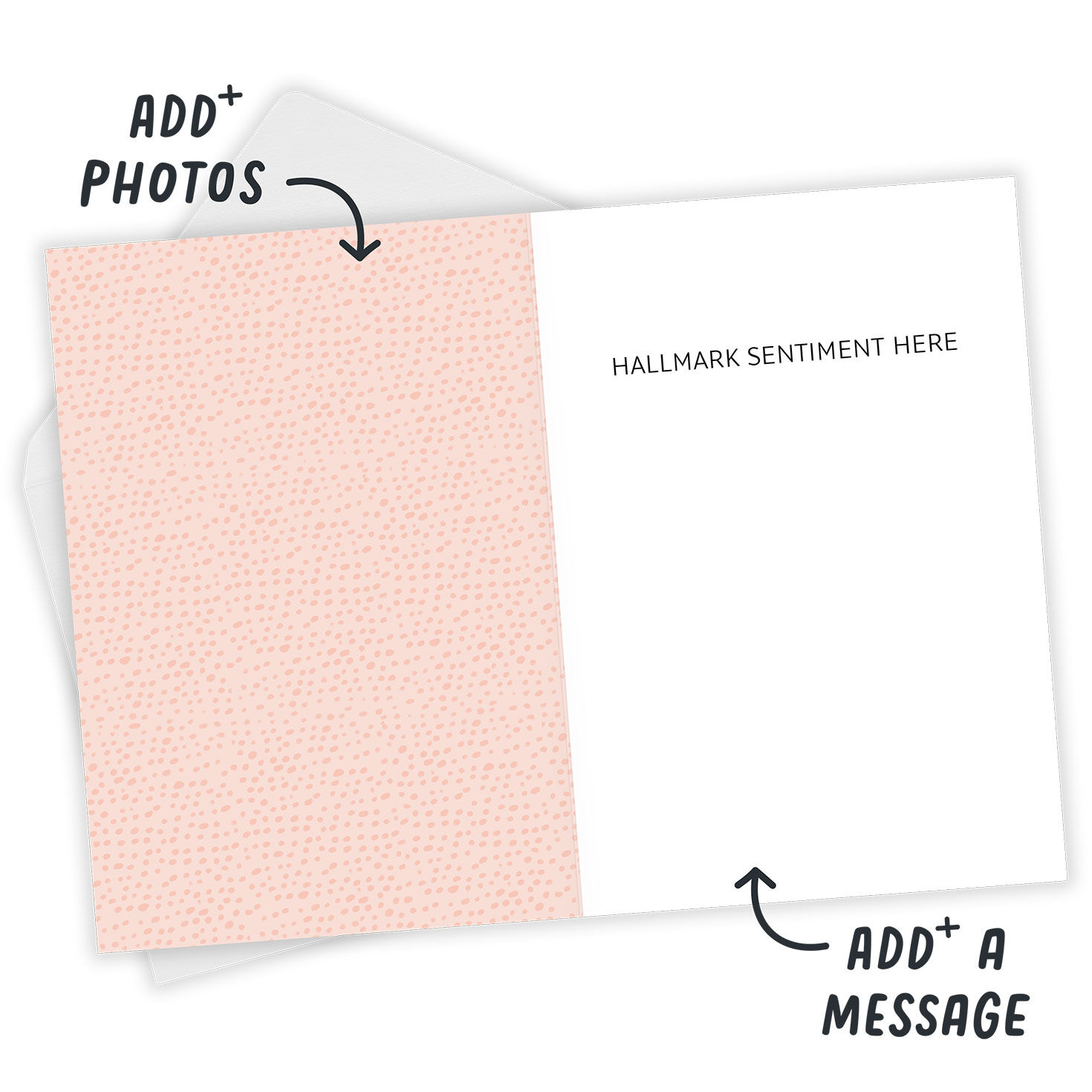 Pretty Blush and Blooms Frame Blank Custom Card for only USD 4.99 | Hallmark