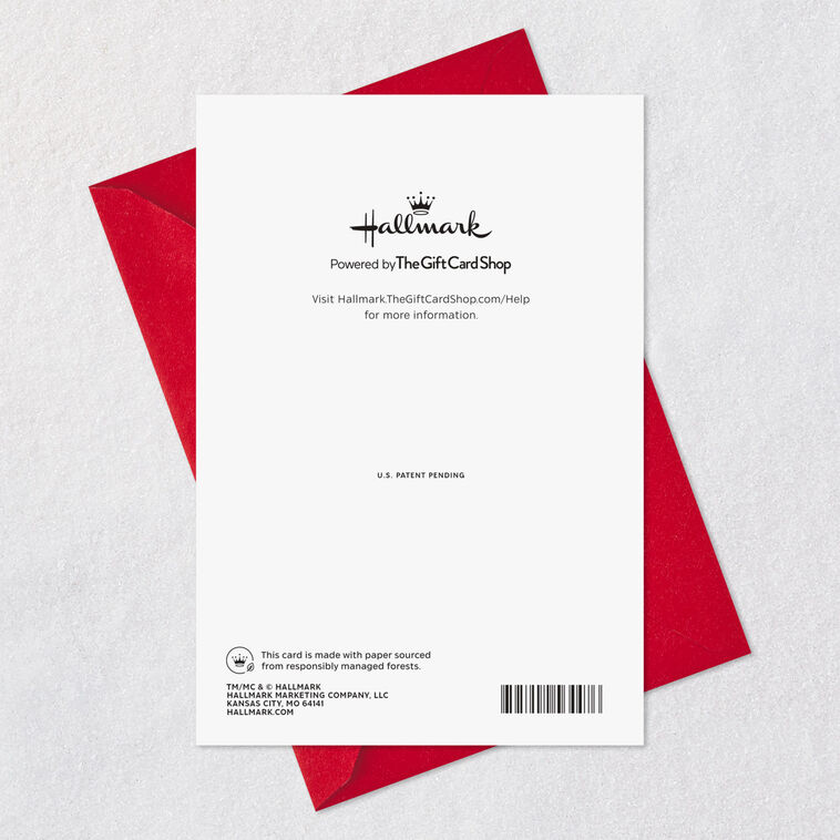 Merry Christmas Gift Card Greeting Christmas Card, , large image number 10