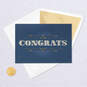Embossed Lettering on Navy Congratulations Card, , large image number 5