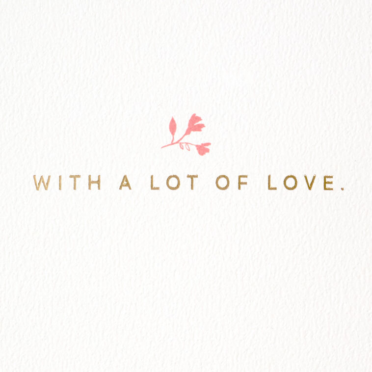 Floral Iced Cupcake Signature Birthday Card sentiment image number 2