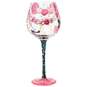 Lolita® Bachelorette Super Bling Handpainted Wine Glass, 22 oz., , large image number 1