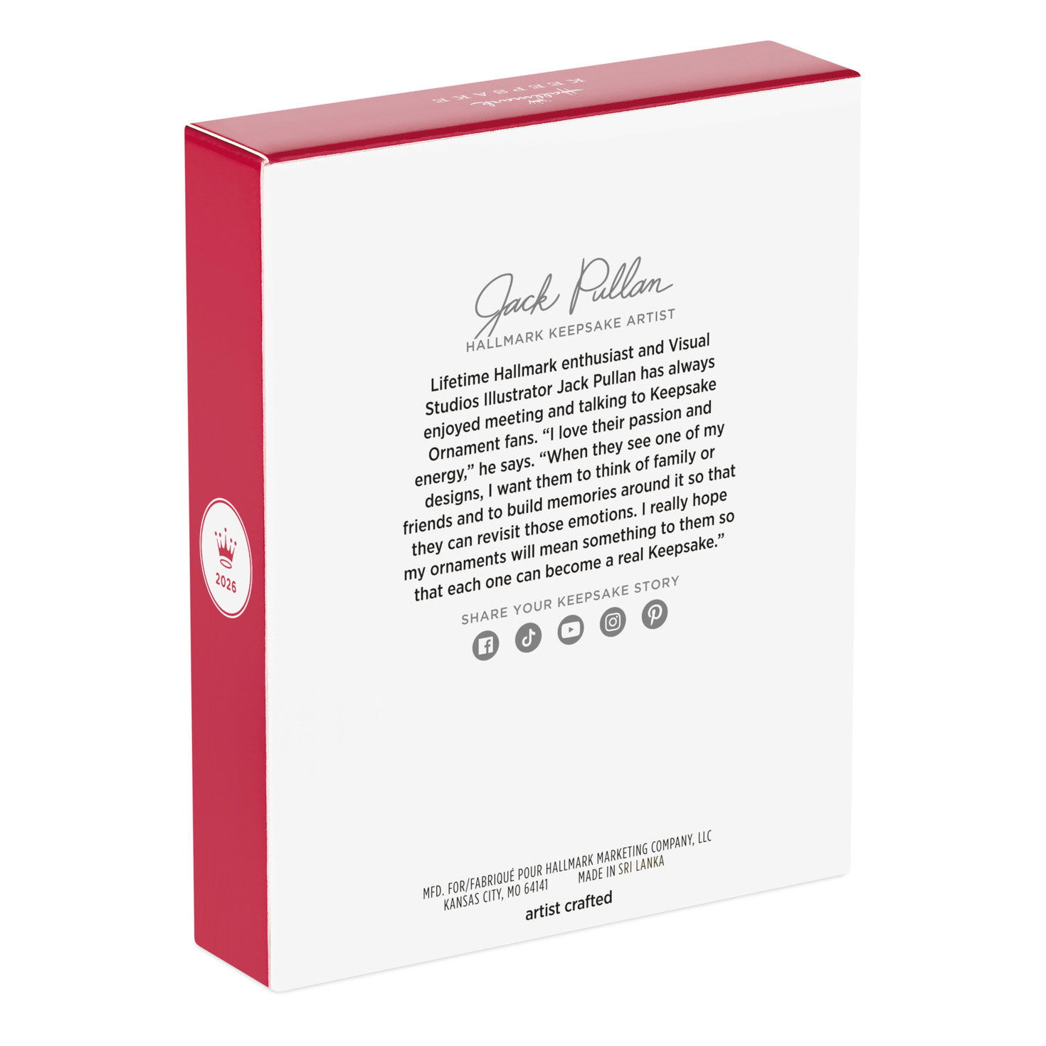 Christmas Present Pet Frame Keepsake Ornament package back image number 8