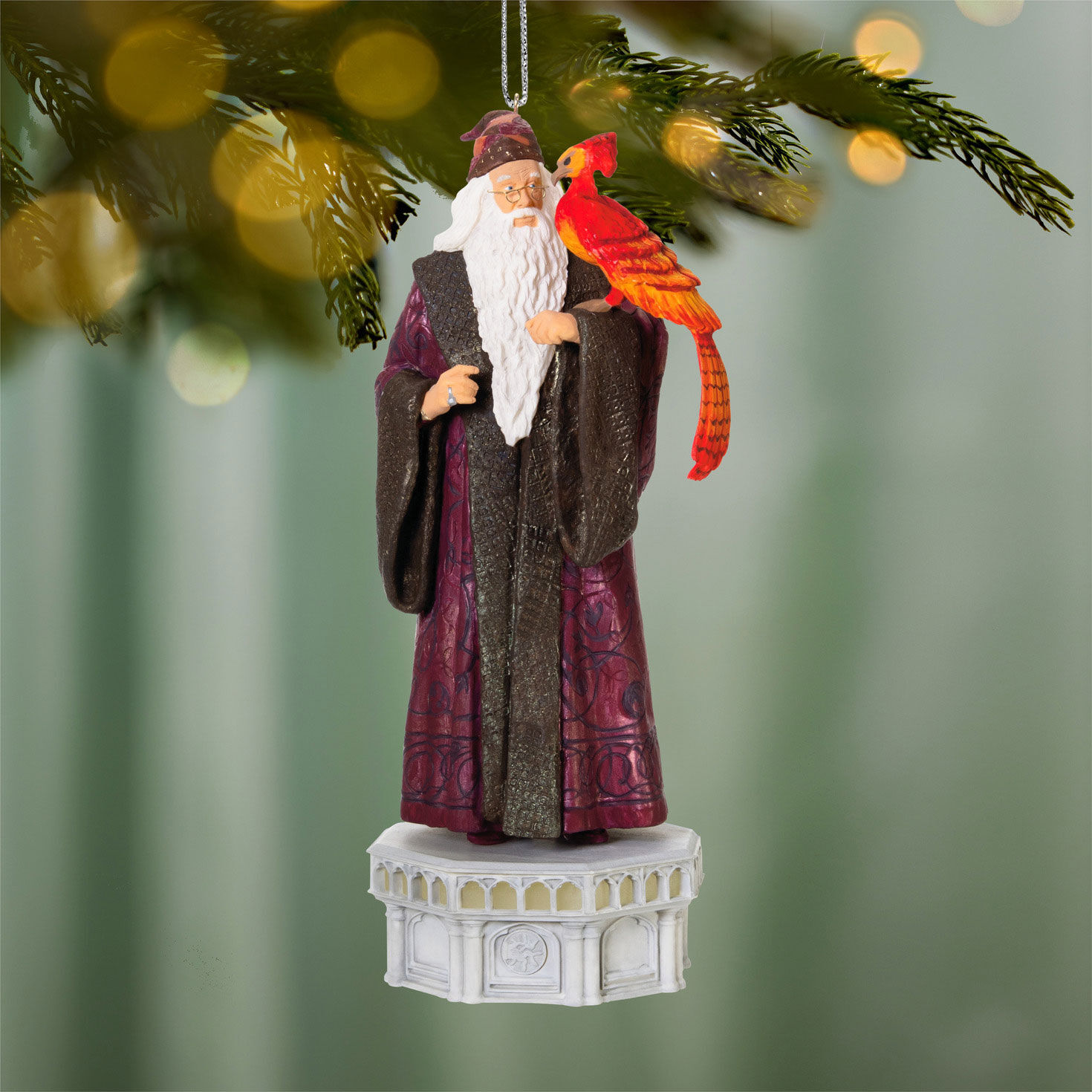 Harry Potter Albus Dumbledore Keepsake Ornament hanging on tree image number 2