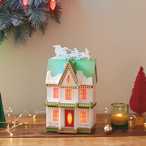 Snowmen Bell Choir Musical Decorations With Light Set Of 5