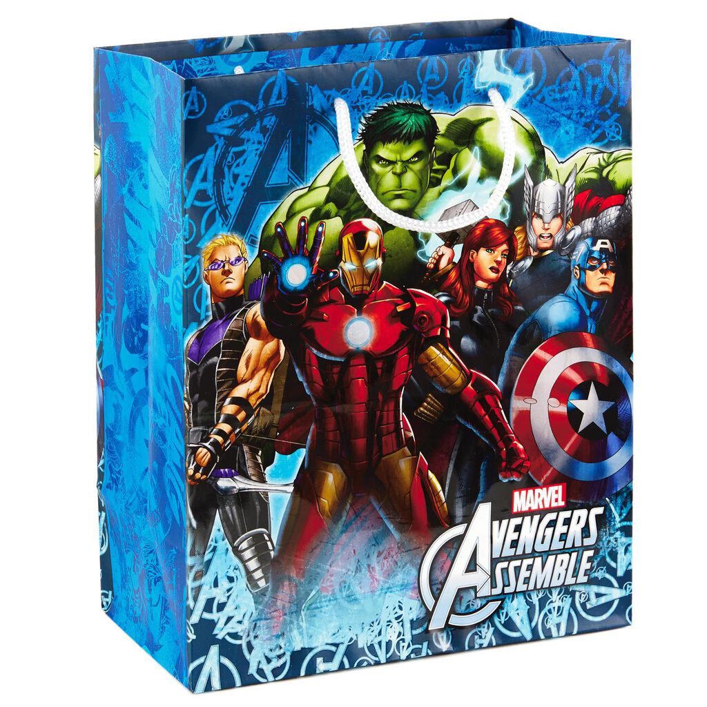 Avengers Medium Gift Bag 9 75 Bags Hallmark Avengers Medium Gift Bag 9 75