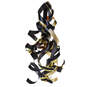 Black/Gold Curly Ribbon Gift Bow, 4.6", , large image number 1
