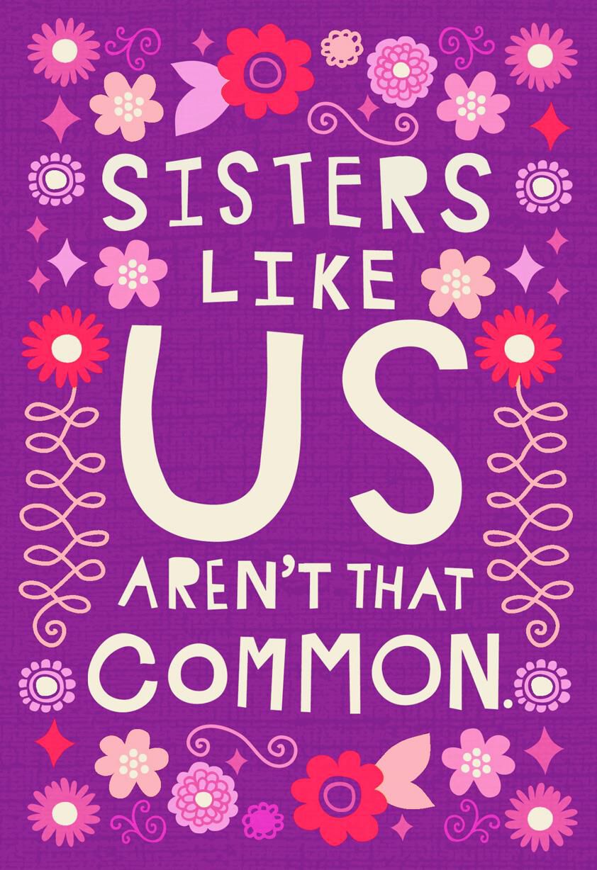 Unique Combination Funny Birthday Card for Sister ...