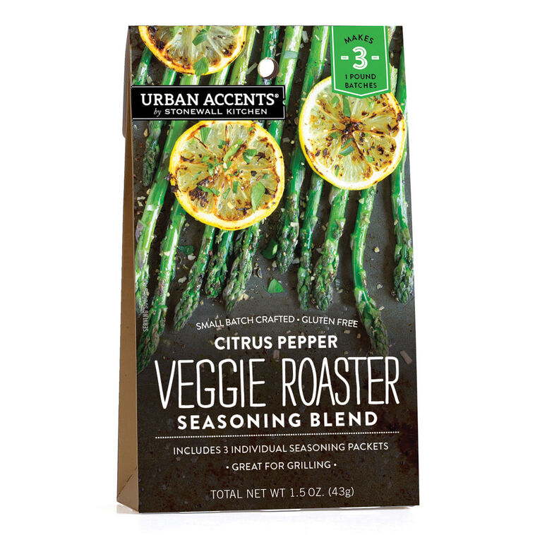 Urban Accents Citrus Pepper Veggie Roaster Seasoning Blend, 1.5 oz.