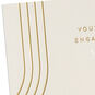 Gold Arches on Ivory Signature Engagement Card Card Front Detail image number 5