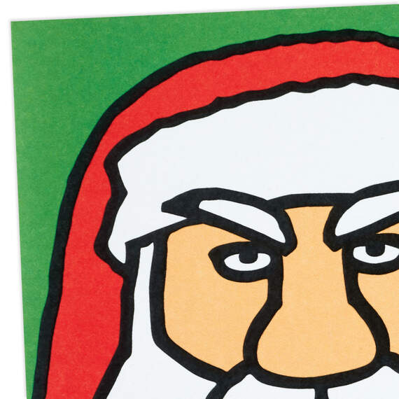 Santa Saw Everything Funny Christmas Card, , large image number 4