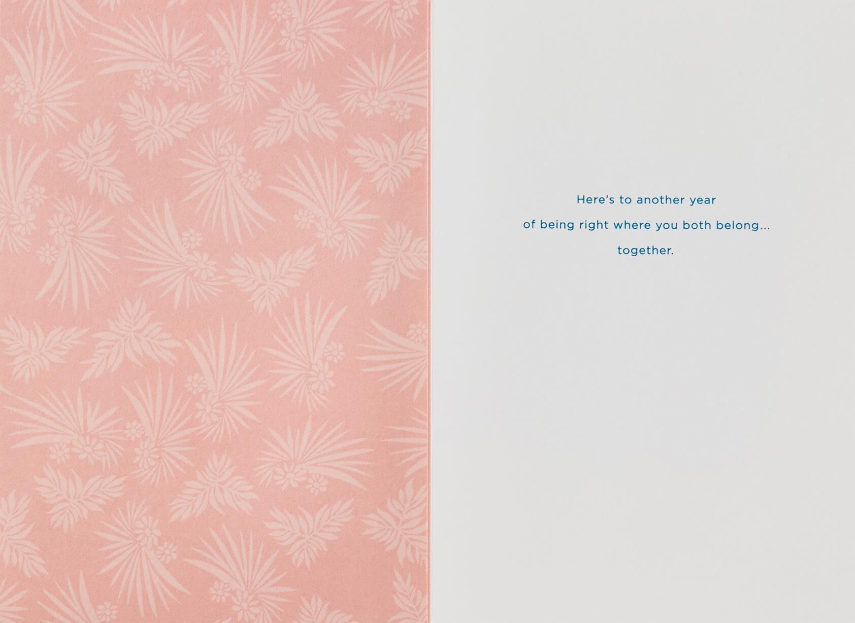 Day at the Beach Anniversary Card