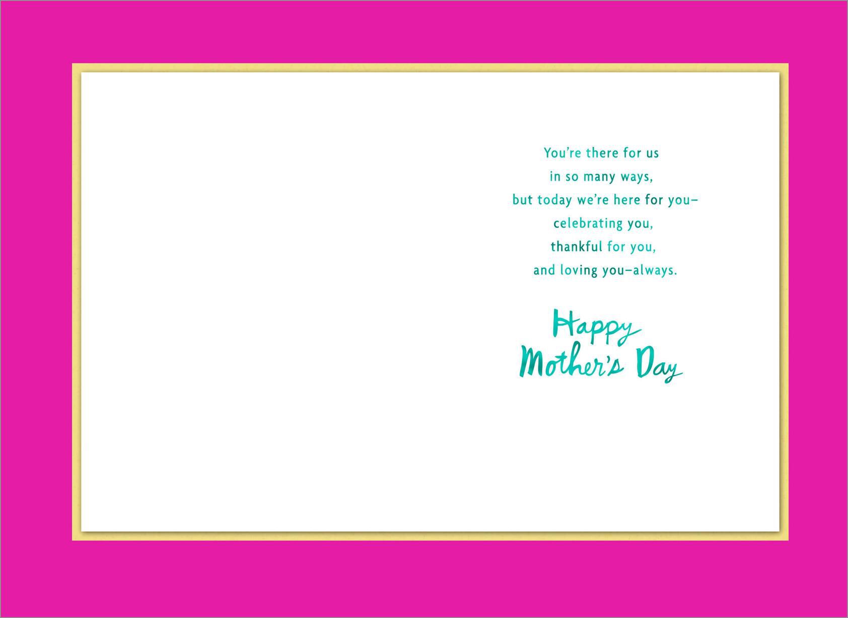 You're Family and Friend Mother's Day Card