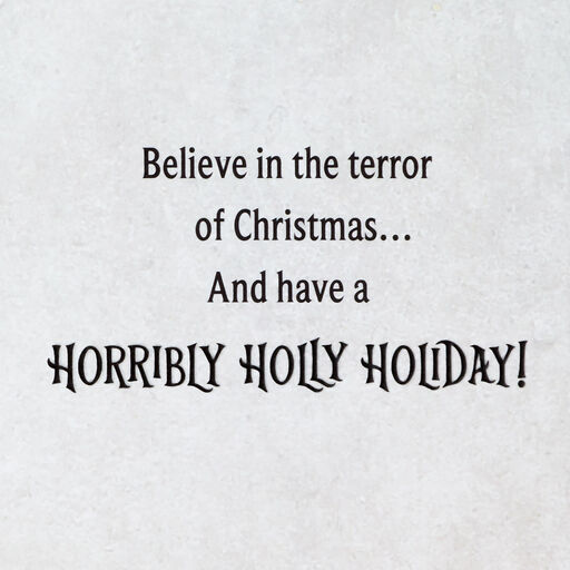 Disney Tim Burton's The Nightmare Before Christmas Believe Christmas Card, 