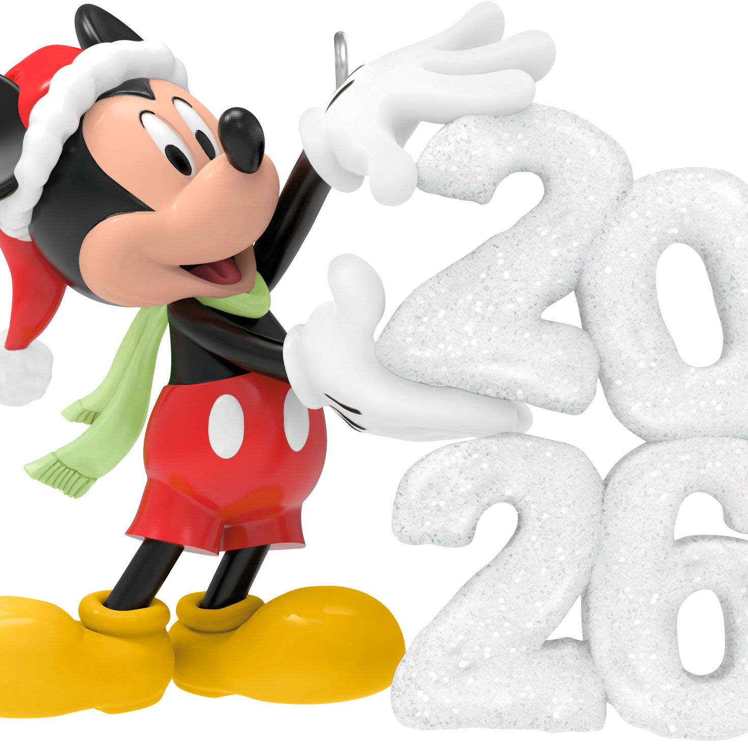 Mickey Mouse 2026 Keepsake Ornament closeup view image number 5