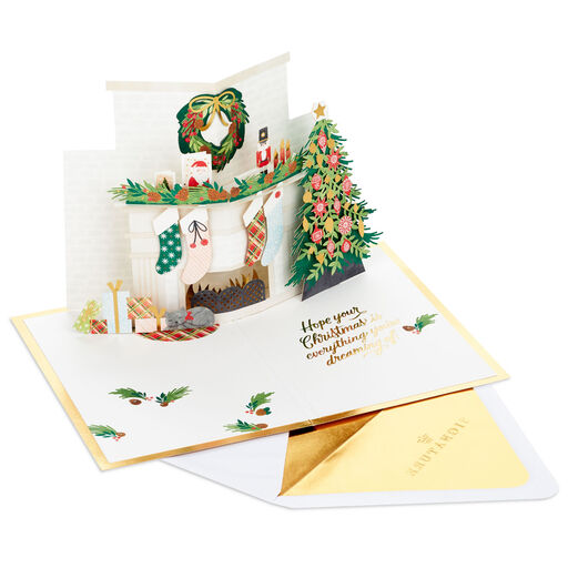 Let Your Heart Be Light 3D Pop-Up Christmas Card, 