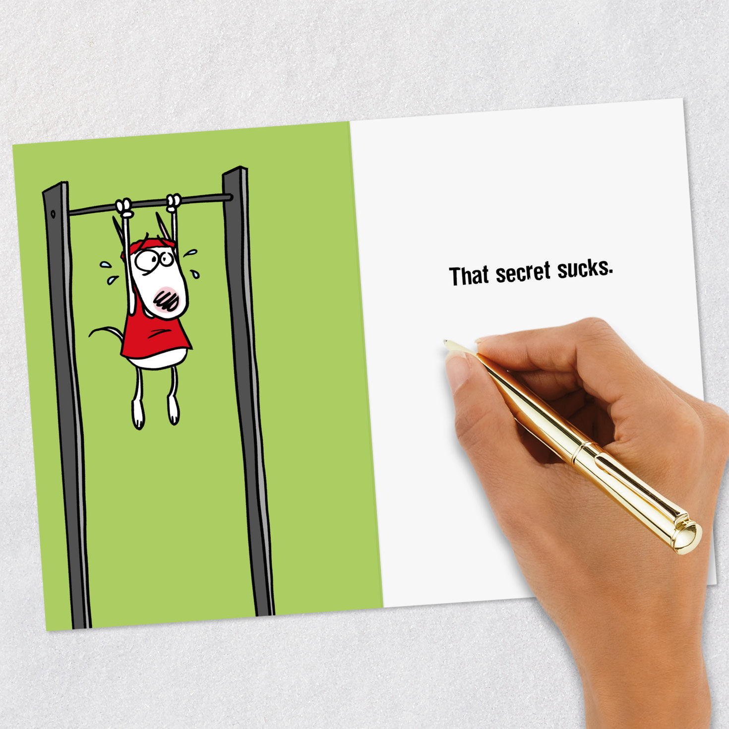 Floyd and Maxine Funny Birthday Card Signing card image number 6