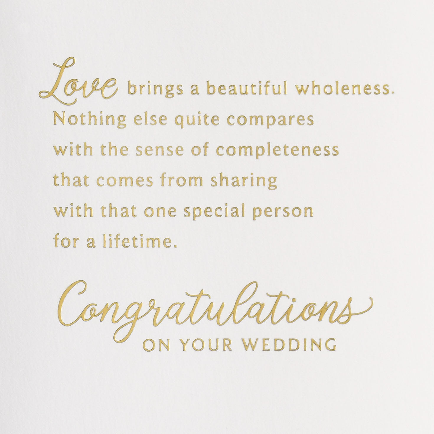 Vintage Peonies Wedding Card sentiment image number 3