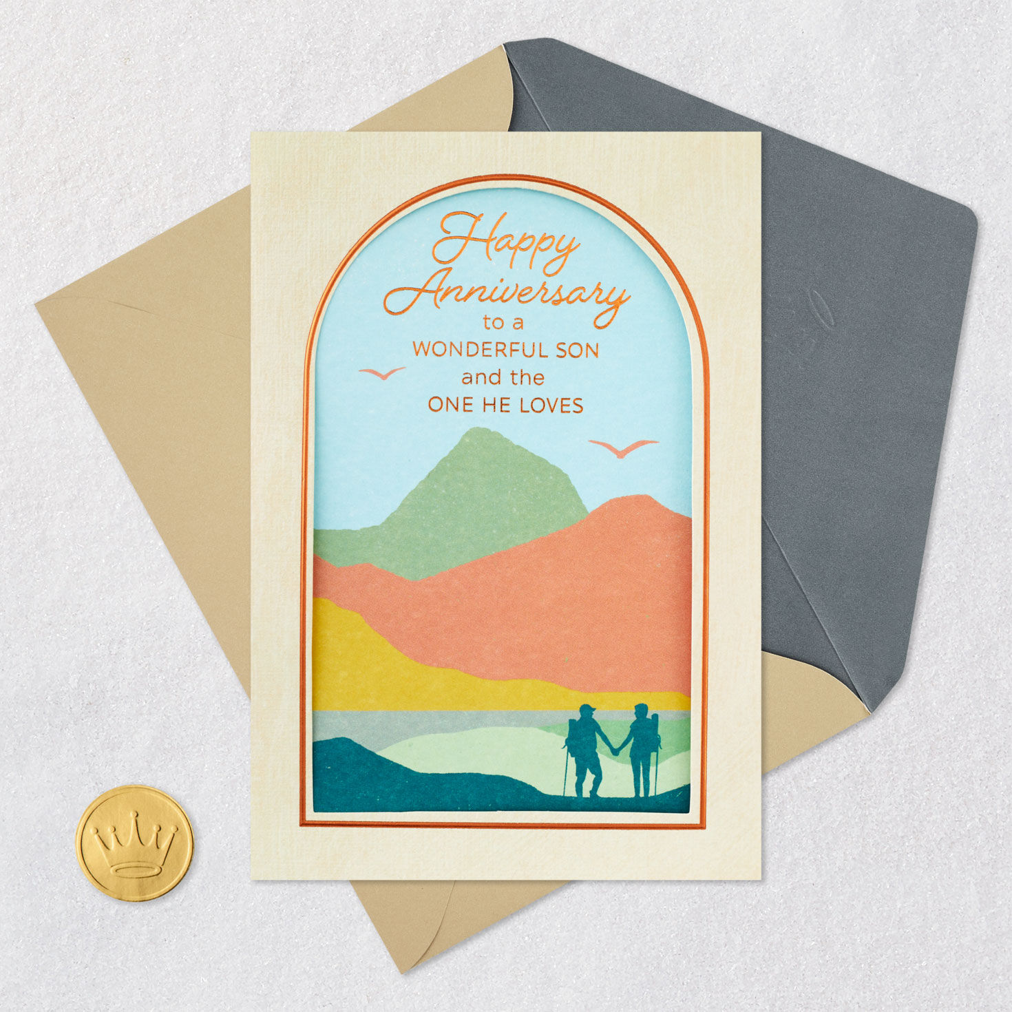 All the Celebrating Anniversary Card for Son and Spouse, , large image number 5