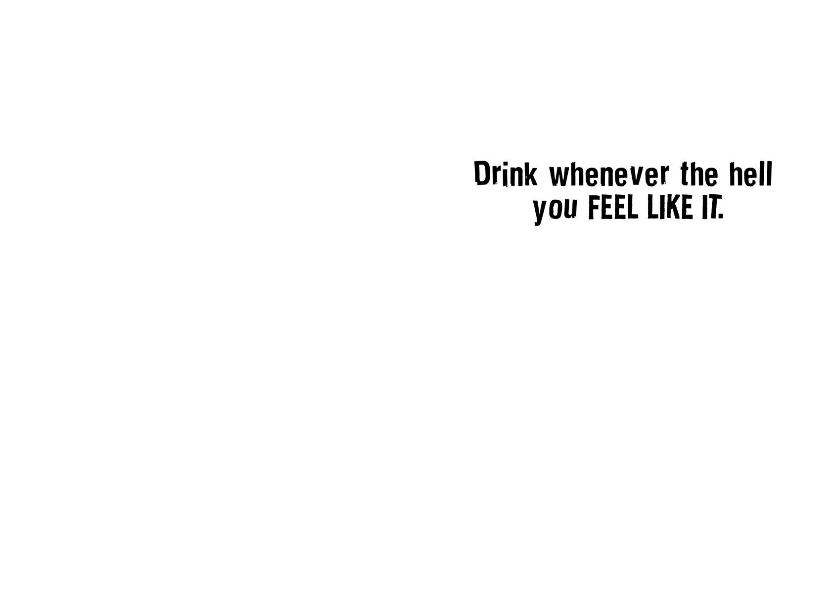 Drinking Game Funny Birthday Card