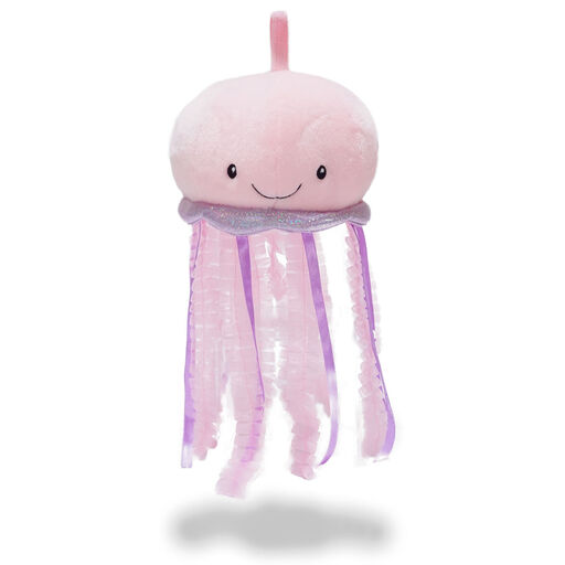 Cuddle Barn Rosy the Jellyfish Stuffed Animal With Light and Sound, 8" H, 