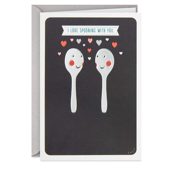 Love Spooning With You Naughty Love Card, , large image number 1