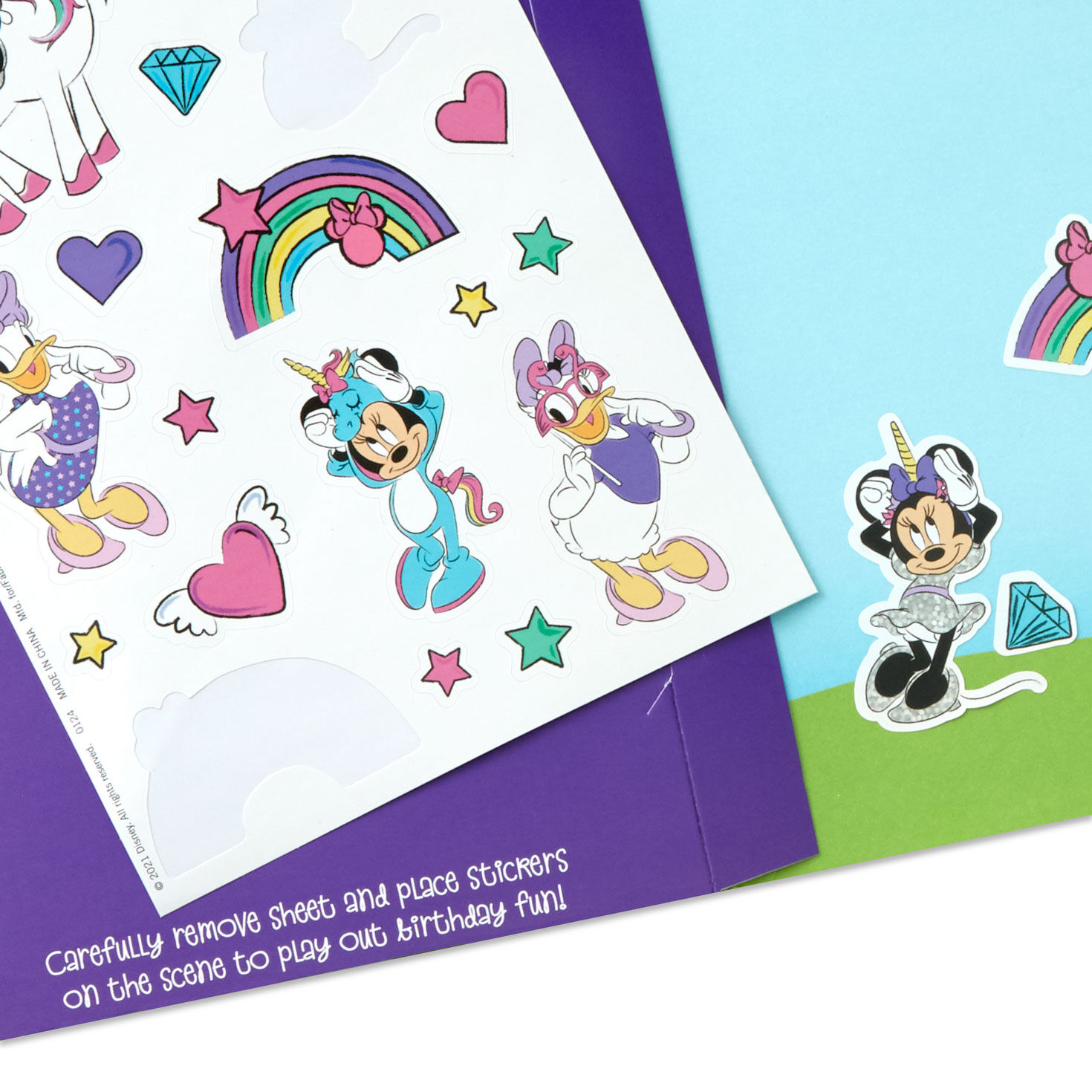 Disney Minnie Mouse Birthday Card for Girls upclose view image number 6