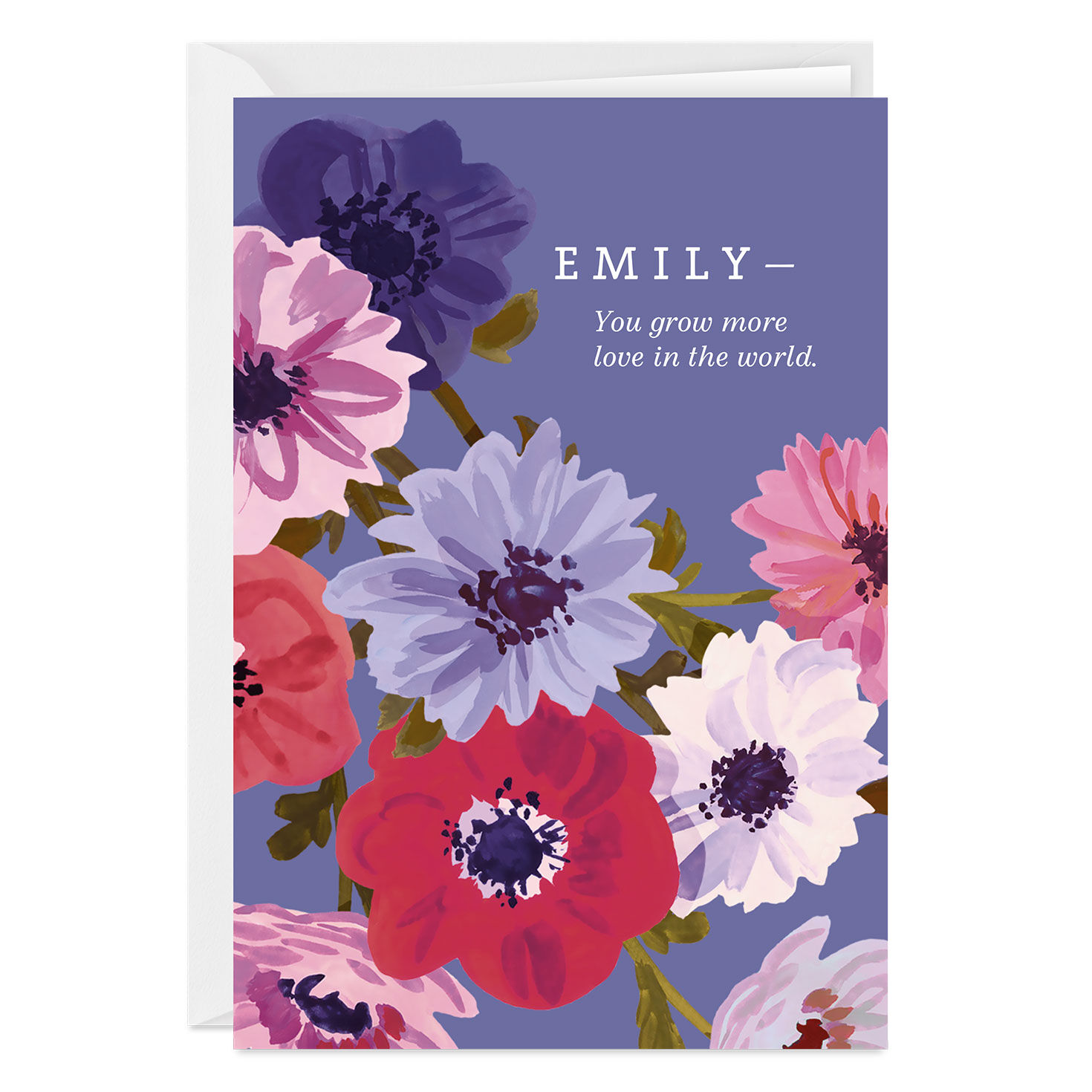 Personalized Pretty Florals Card for only USD 4.99 | Hallmark