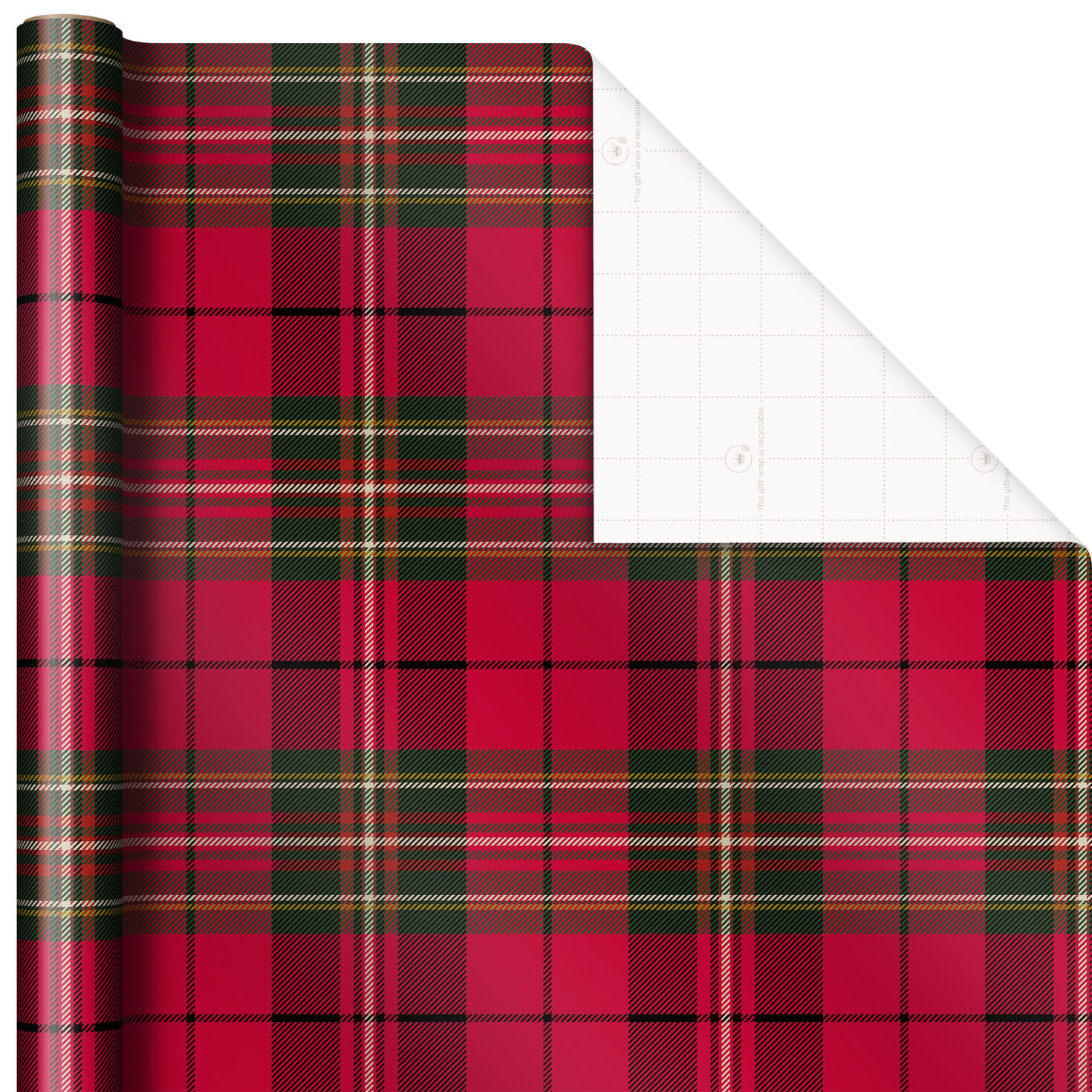 Qty 1 New Christmas House Giant Gift Presents Bag w Tag 36" x 44" ~ PLAID 