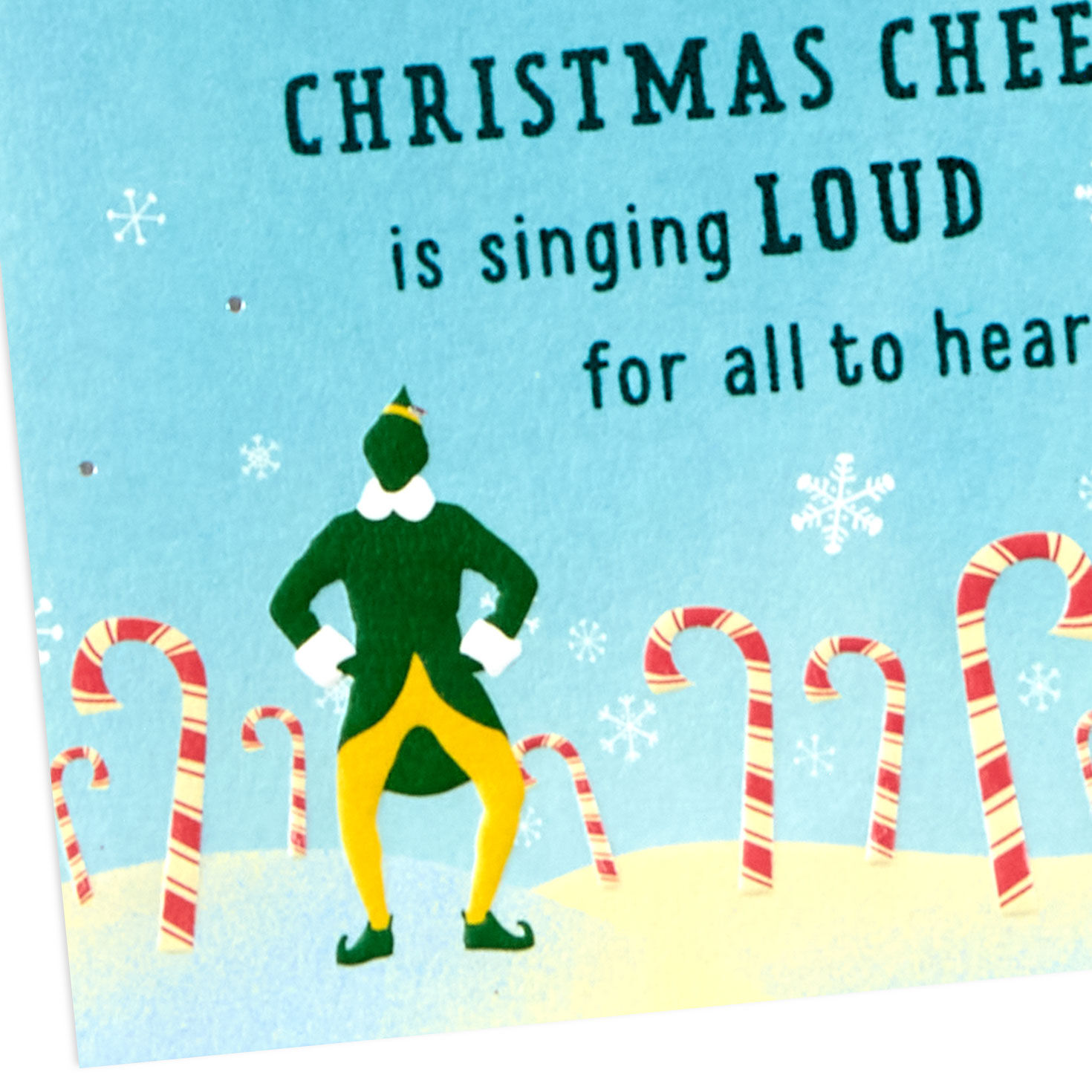 Elf Clausometer Christmas Card Card Front Detail image number 5