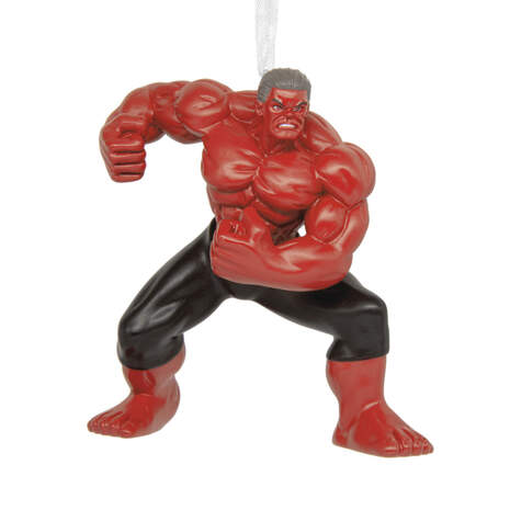 Captain America Red Hulk Christmas Ornament front