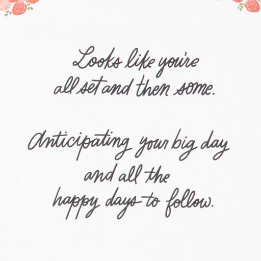 The Only Wedding Must-Have Is Love Wedding Card, 