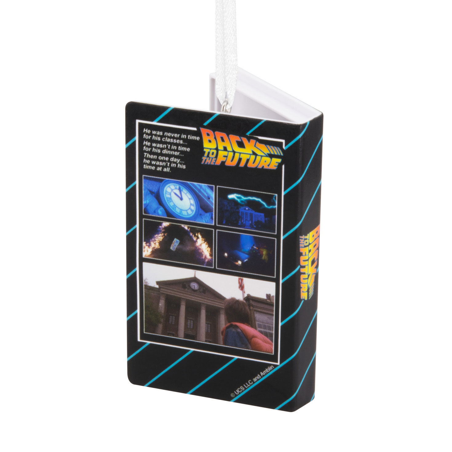 Back to the Future Retro Video Cassette Case Hallmark Ornament, , large image number 6
