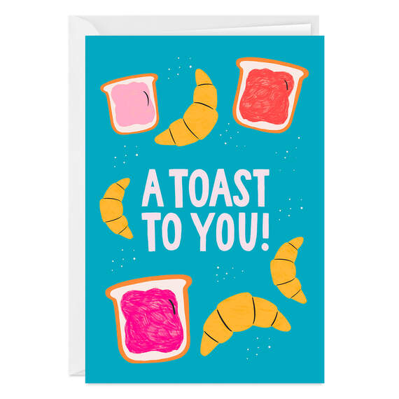 Toast Funny Folded Congratulations Photo Card