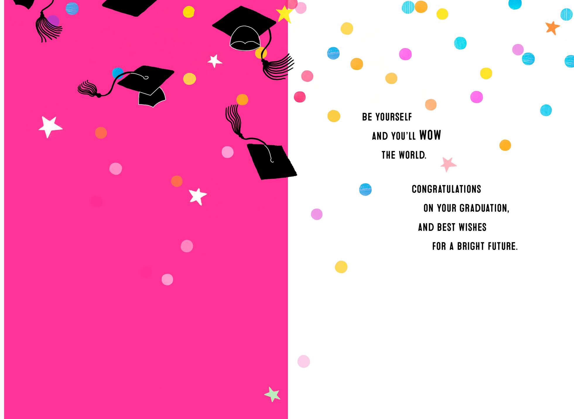 You'll Wow the World Graduation Card
