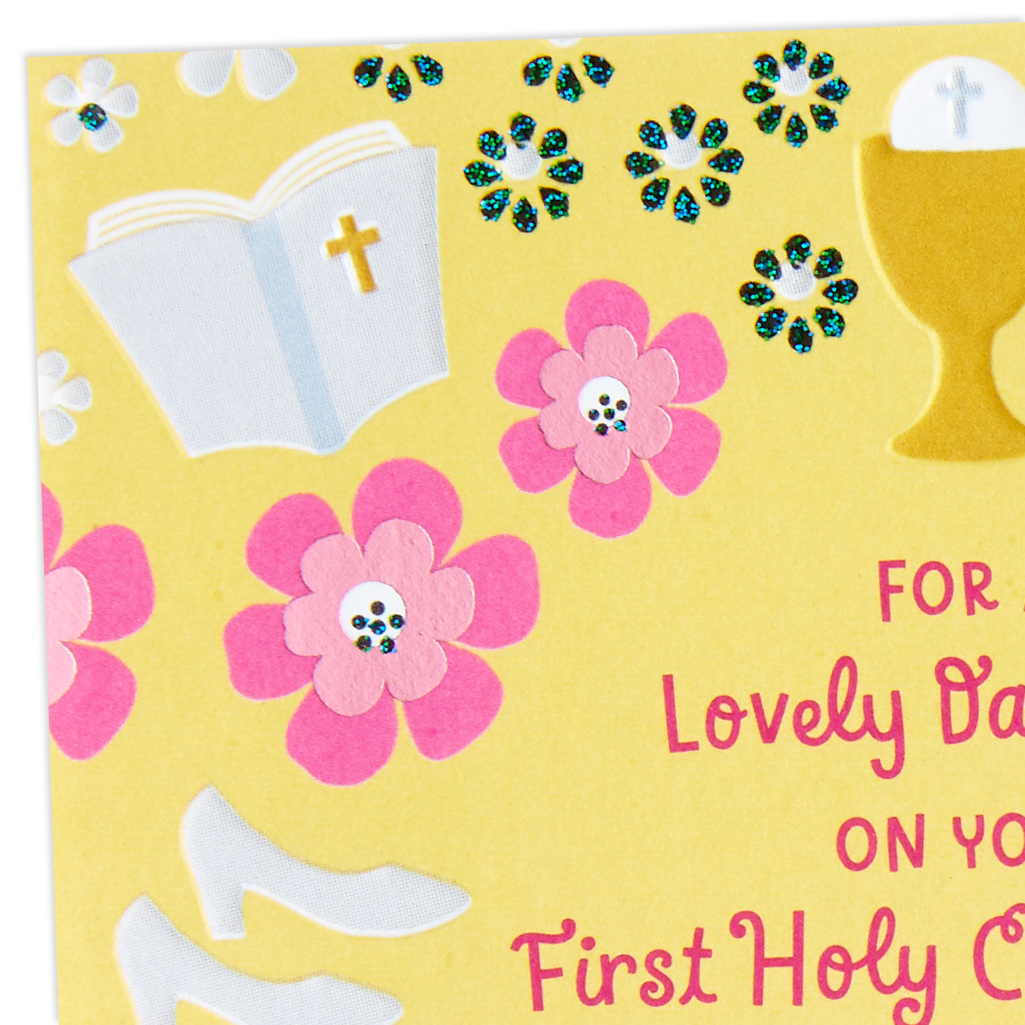 So Happy and Proud Religious First Communion Card for Daughter, , large image number 4