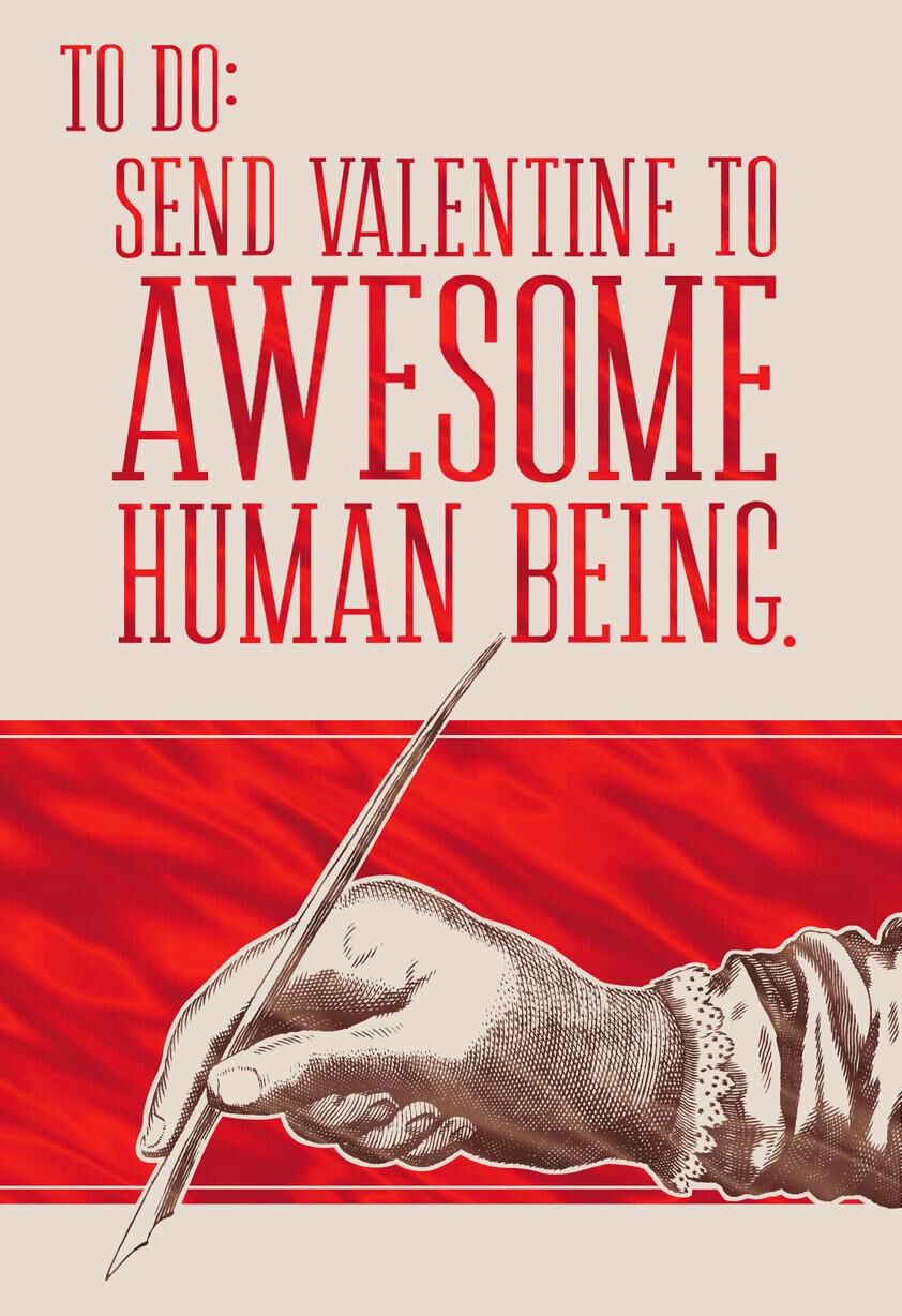 You're Awesome Valentine's Day Card