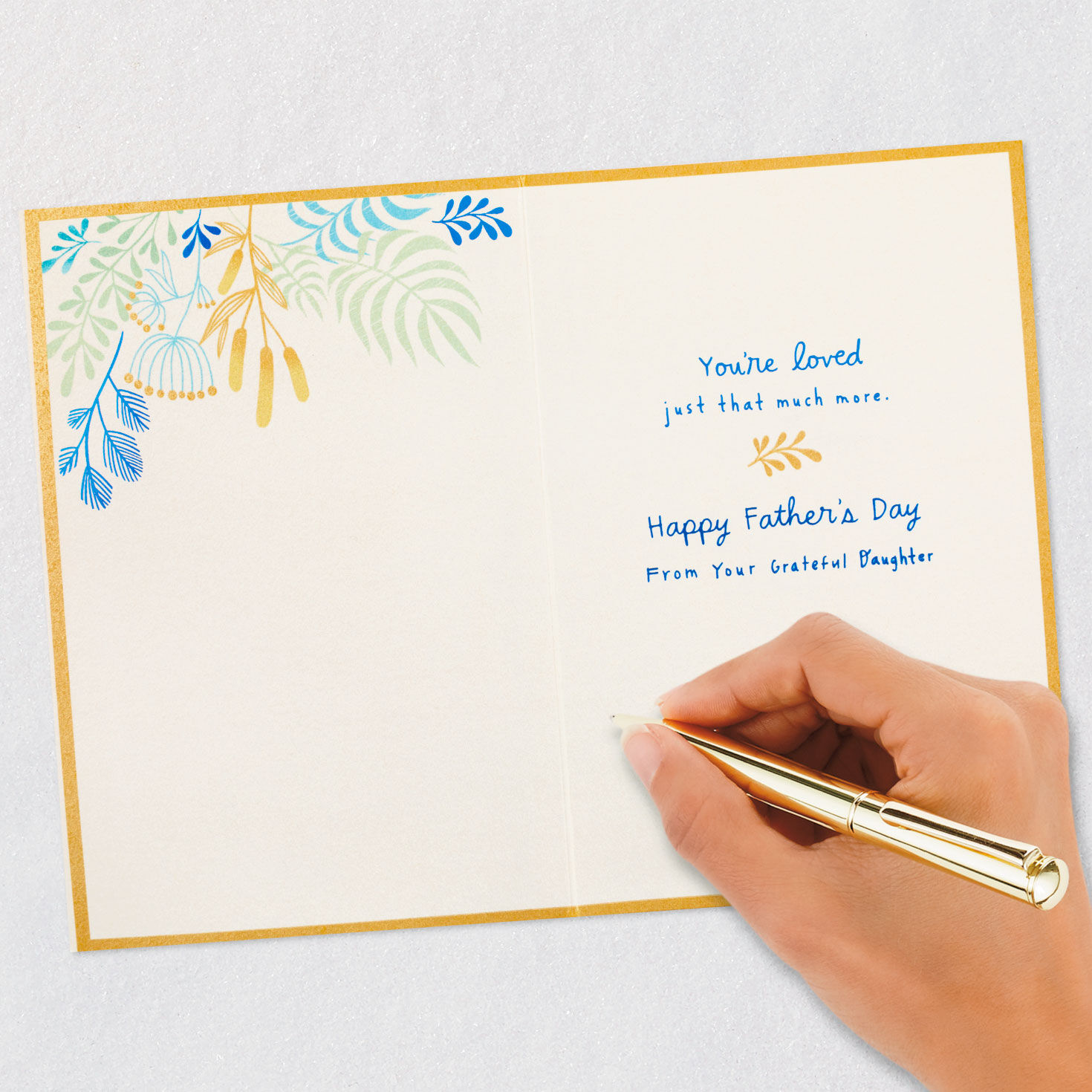 Love and Gratitude Dad Father's Day Card From Daughter, , large image number 6