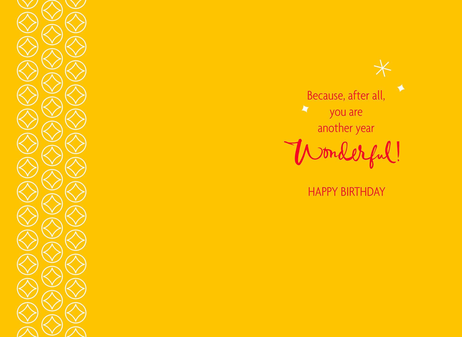 Celebrating You Lettering Birthday Card