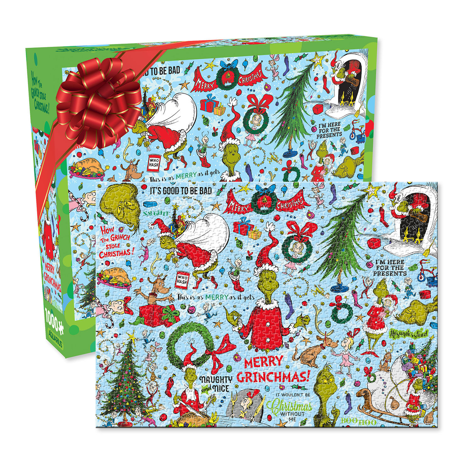 Aquarius Merry Grinchmas 1000-Piece Jigsaw Puzzle for only USD 19.99 | Hallmark
