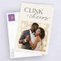 Personalized Clink and Cheers Congratulations Photo Card, , large image number 4