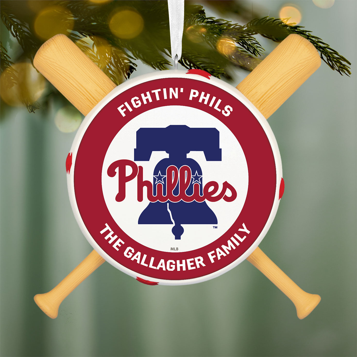 MLB Philadelphia Phillies™ Baseball Personalized Ornament, Custom Text for only USD 30.99 | Hallmark