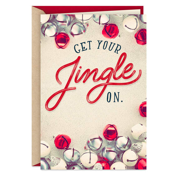 Get Your Jingle On Musical Christmas Card, , large image number 1