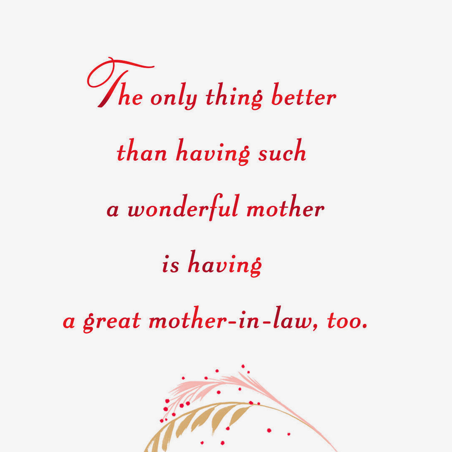 Cardinals in Tree Mom Christmas Card From Both Sentiment image number 2