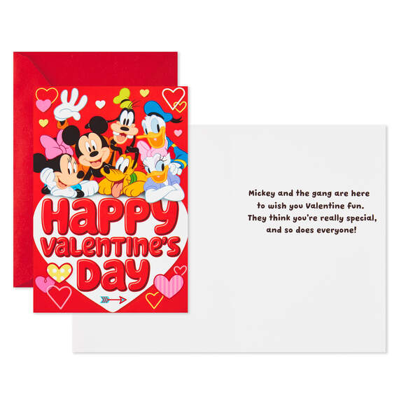 Disney Mickey Mouse and Friends Valentine's Day Cards, Pack of 10, , large image number 2