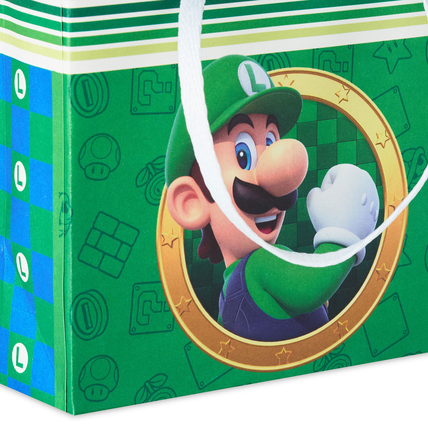 Super Mario and Friends Mini Gift Bag Set Base/Side Detail image number 5