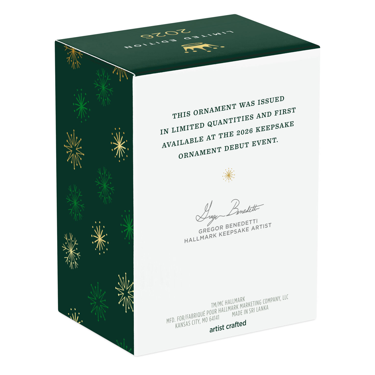 Alice in Wonderland White Rabbit Keepsake Ornament Package Back image number 8