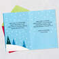 Cute White Deer in Scarf Baby's First Christmas Card, , large image number 4
