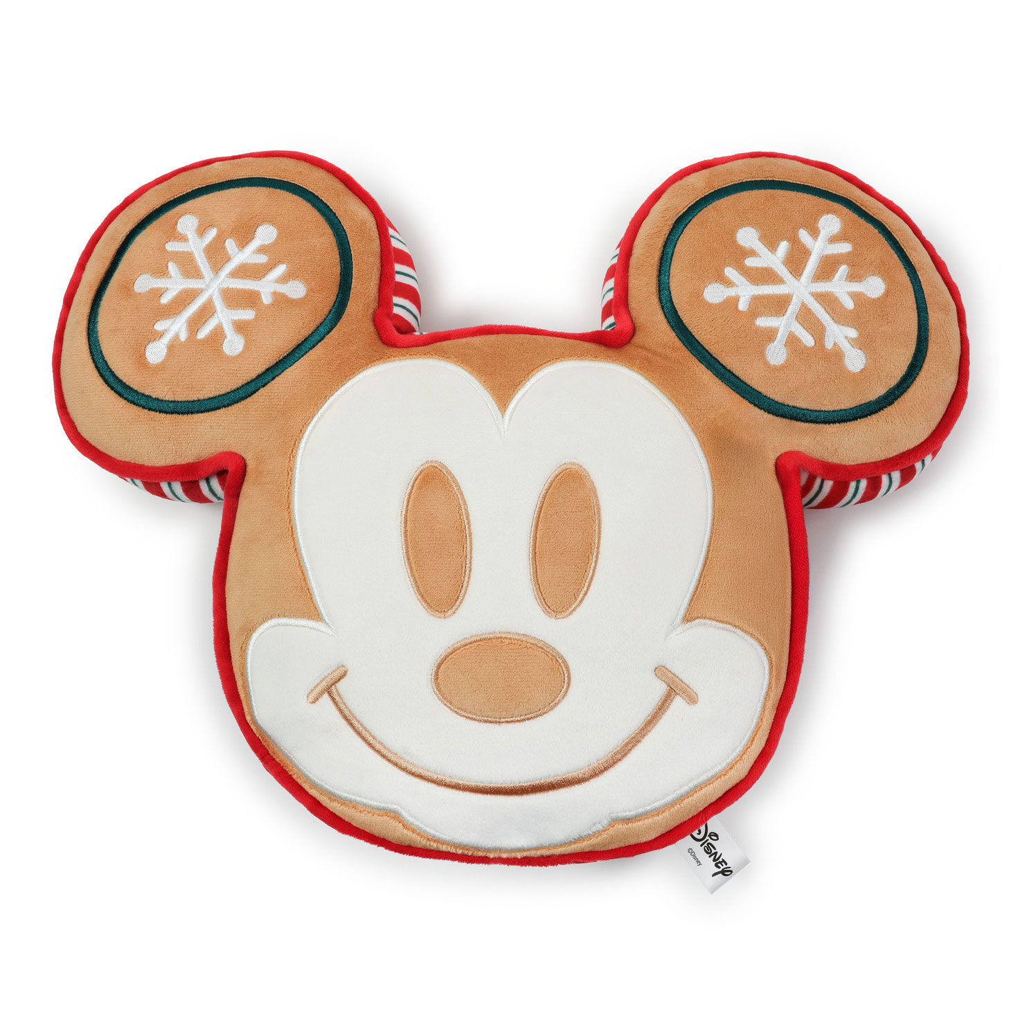 Disney Mickey Mouse Gingerbread Throw Pillow, 16x12